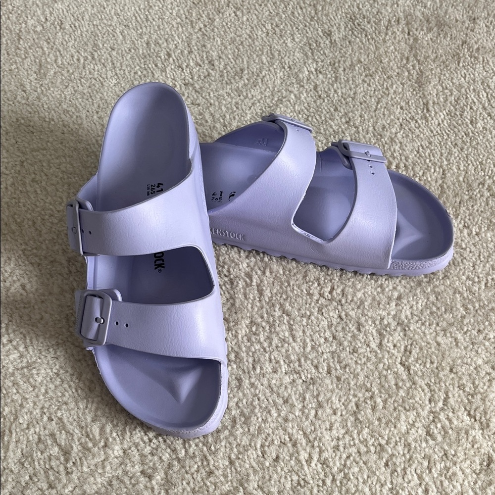 Birkenstock Purple Fog Arizona Essential Sandals